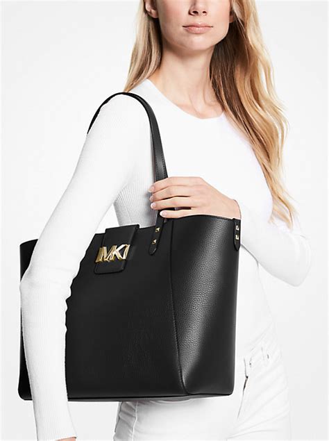 michael kors pebbleleather tote